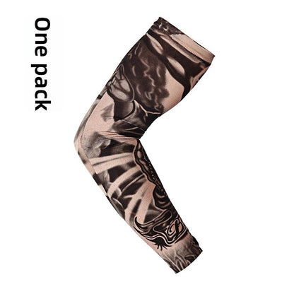 Tattooed arm sleeves