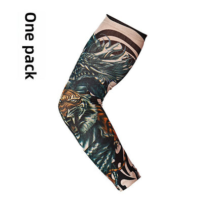 Tattooed arm sleeves