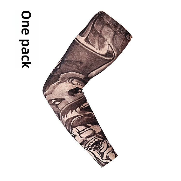 Tattooed arm sleeves