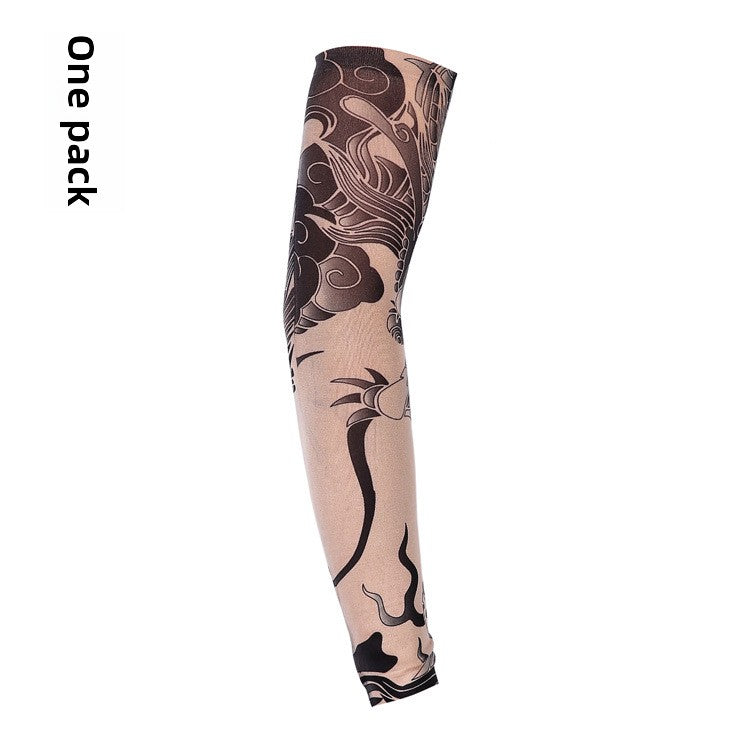 Tattooed arm sleeves