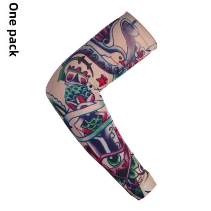 Tattooed arm sleeves