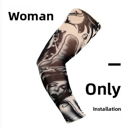 Tattooed arm sleeves