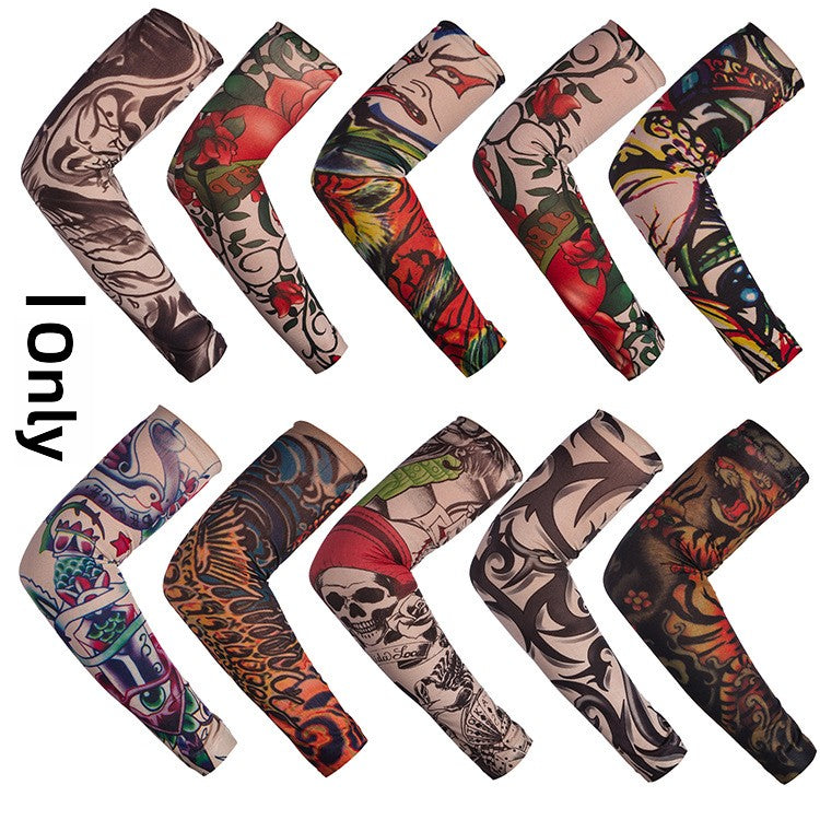 Tattooed arm sleeves
