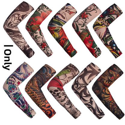 Tattooed arm sleeves
