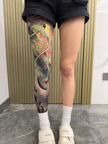 Tattooed stockings