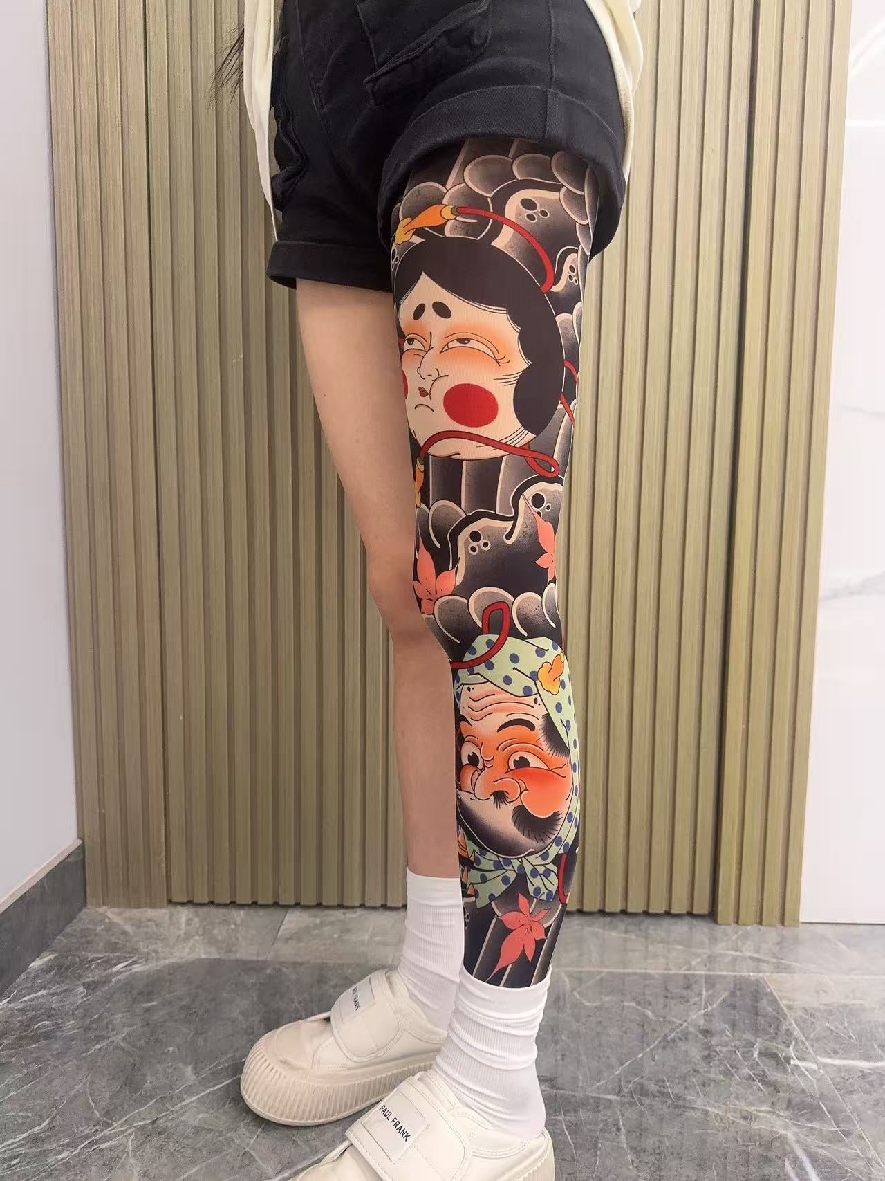 Tattooed stockings