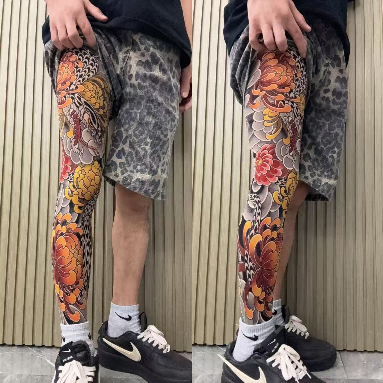 Tattooed stockings