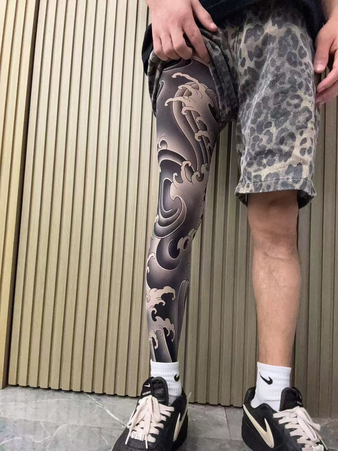 Tattooed stockings
