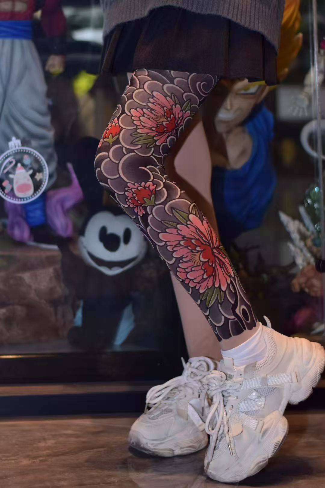 Tattooed stockings