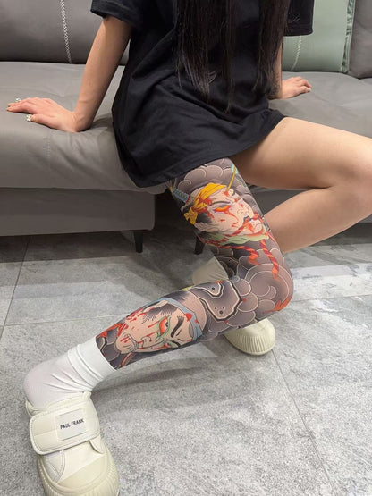 Tattooed stockings