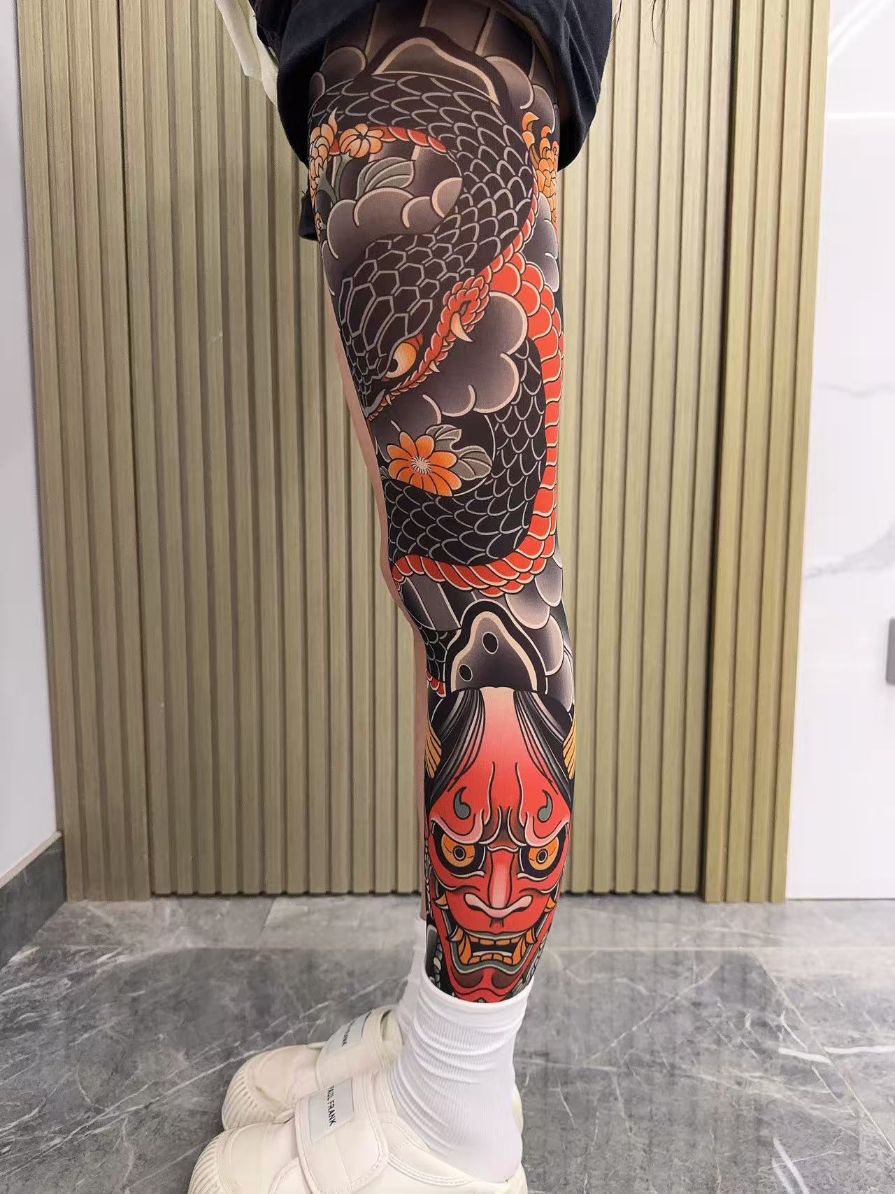 Tattooed stockings