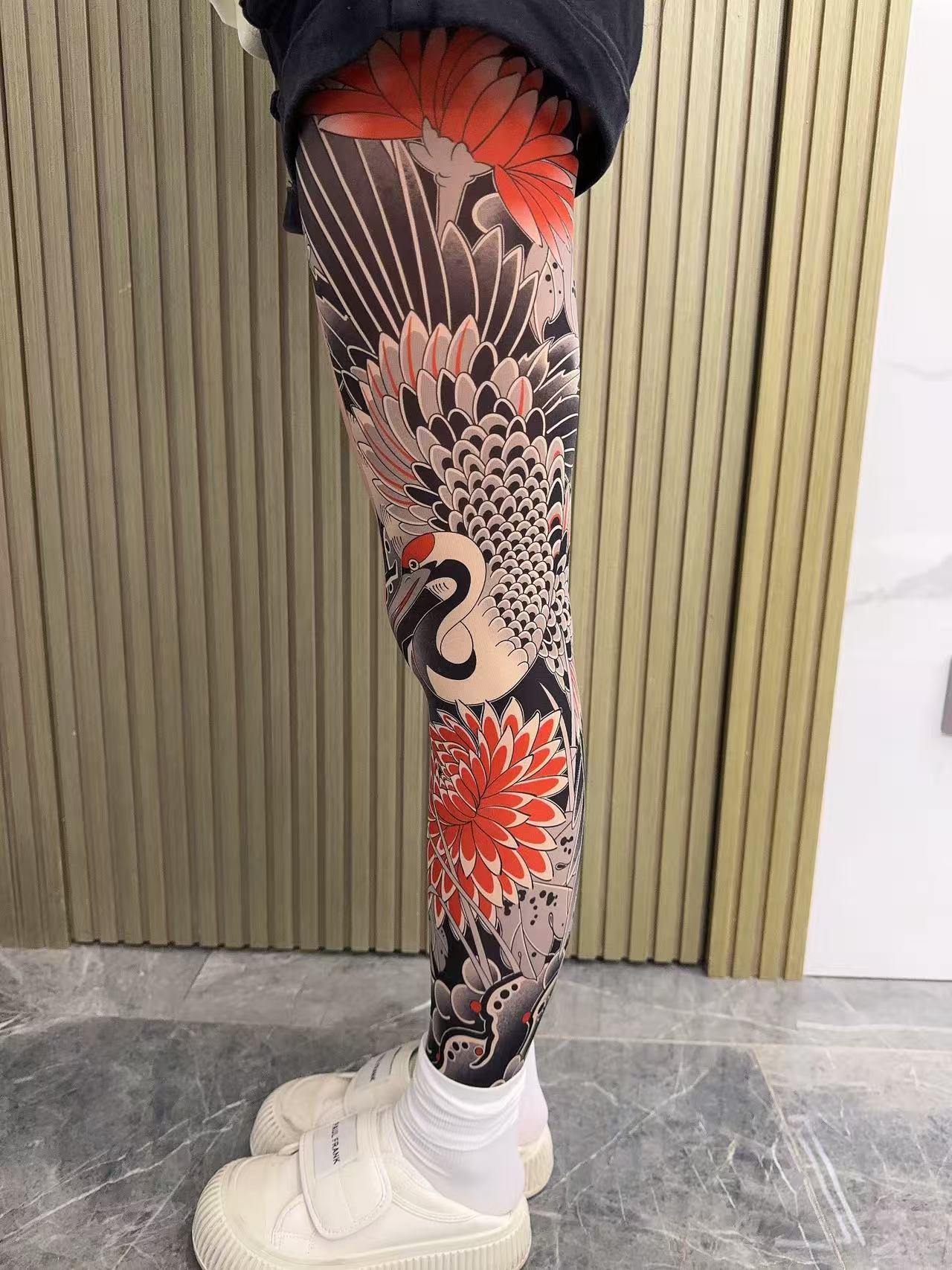 Tattooed stockings