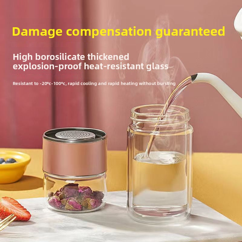 Tea and Water Separation Tea Cup