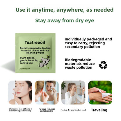 Tea Tree Eye Cleaning Wipes