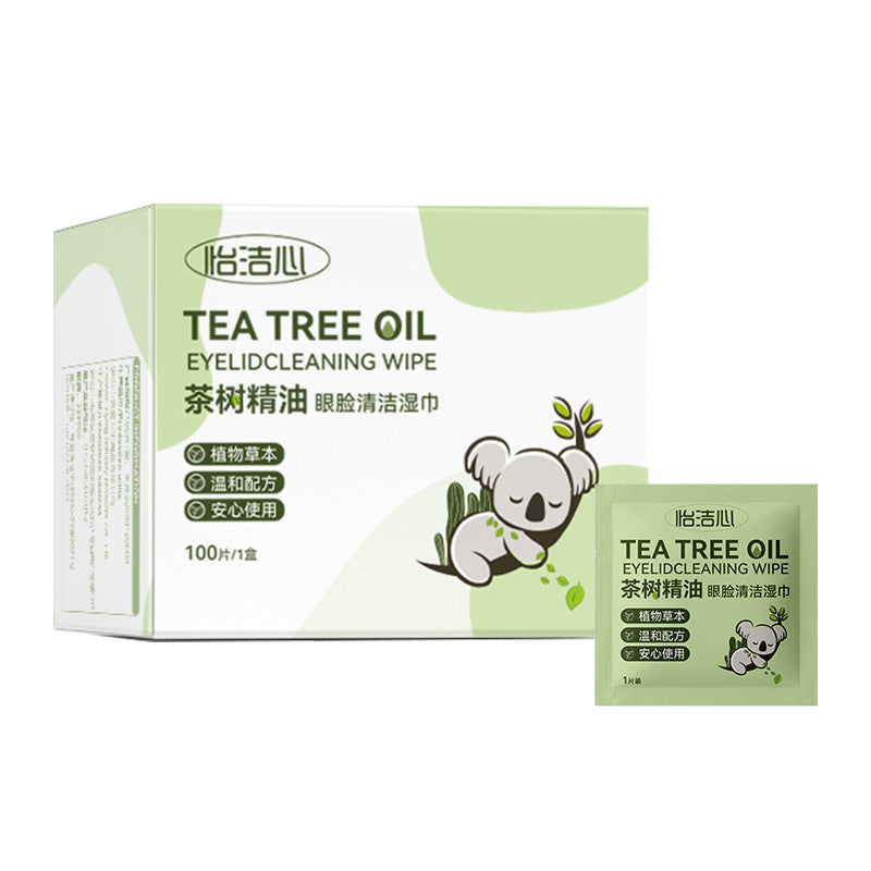 Tea Tree Eye Cleaning Wipes