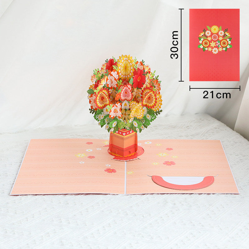 Teachers Day Pop Up Greeting Card DIY Handmade Card