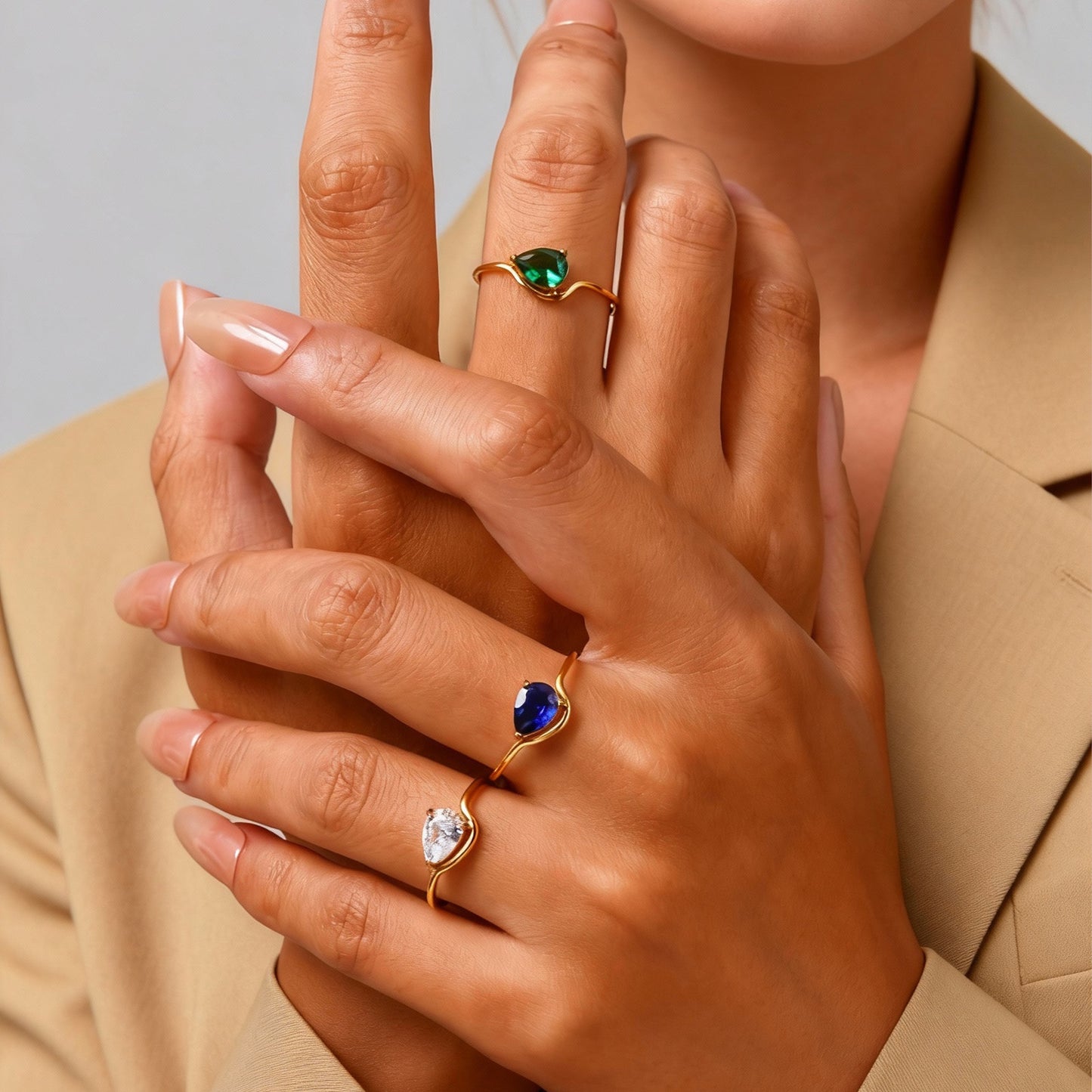 Teardrop Ring