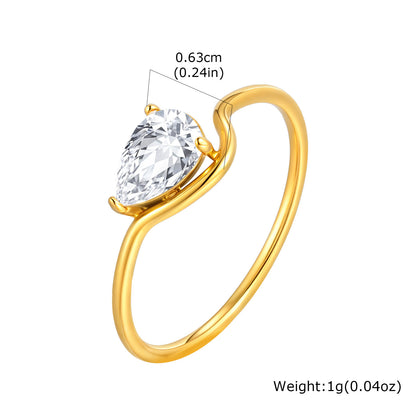 Teardrop Ring