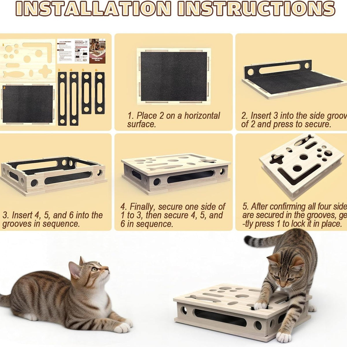 Tease cat game box