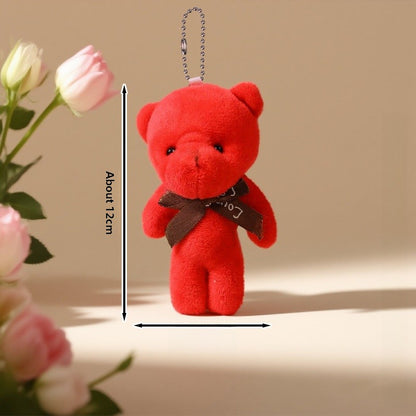 teddy bear bag charm