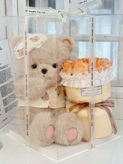 45cm Bear + 11 Lychee Berries + Blue Bag