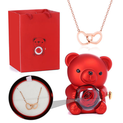 Teddy Bear Eternal Rose