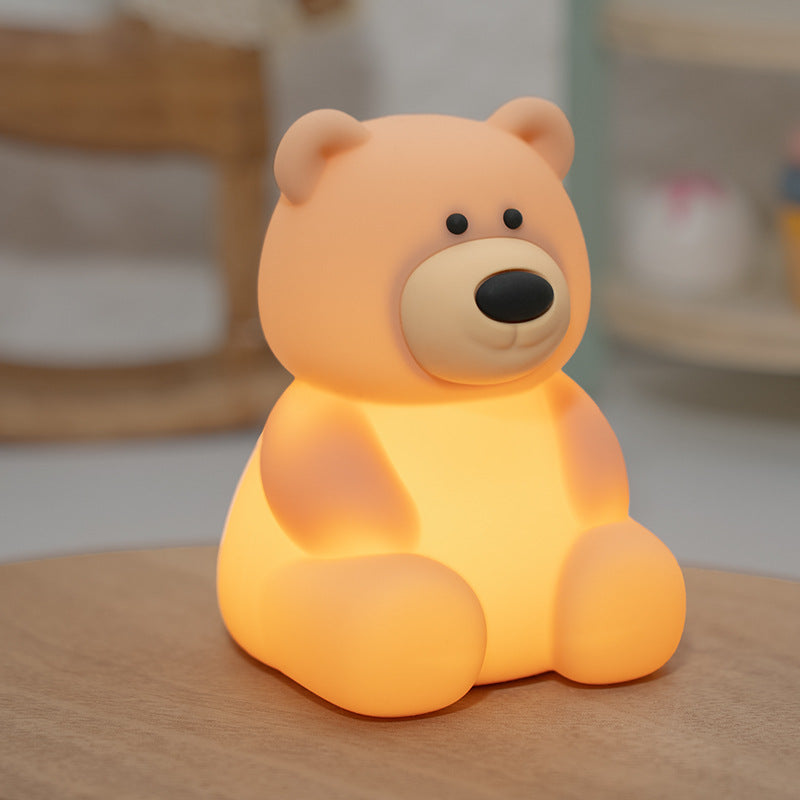 Teddy Bear Silicone Touch Night Light