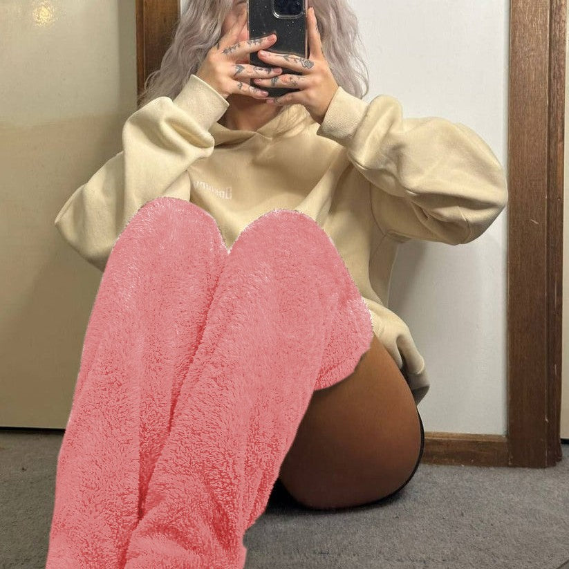 Teddy Bear Thermal Knee High Socks