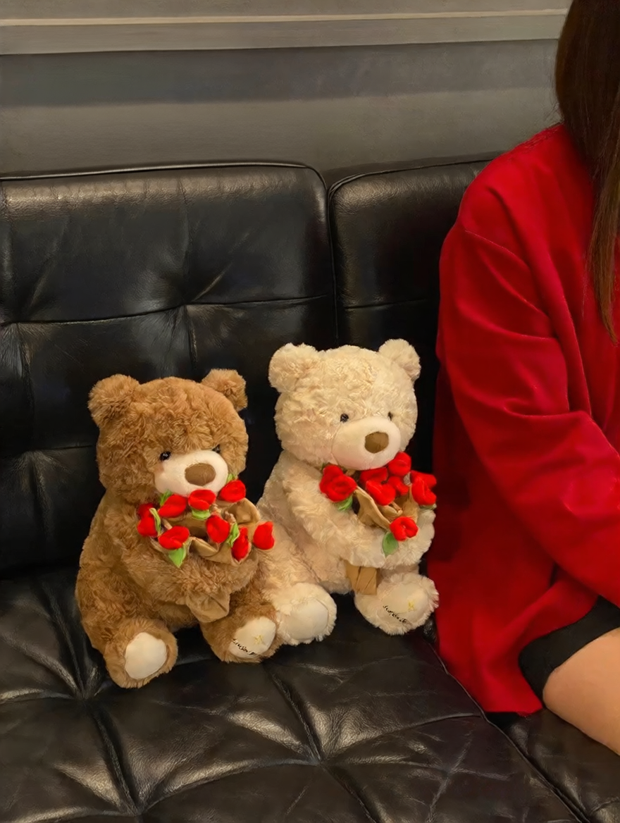 Teddy Bear Wedding Pillow