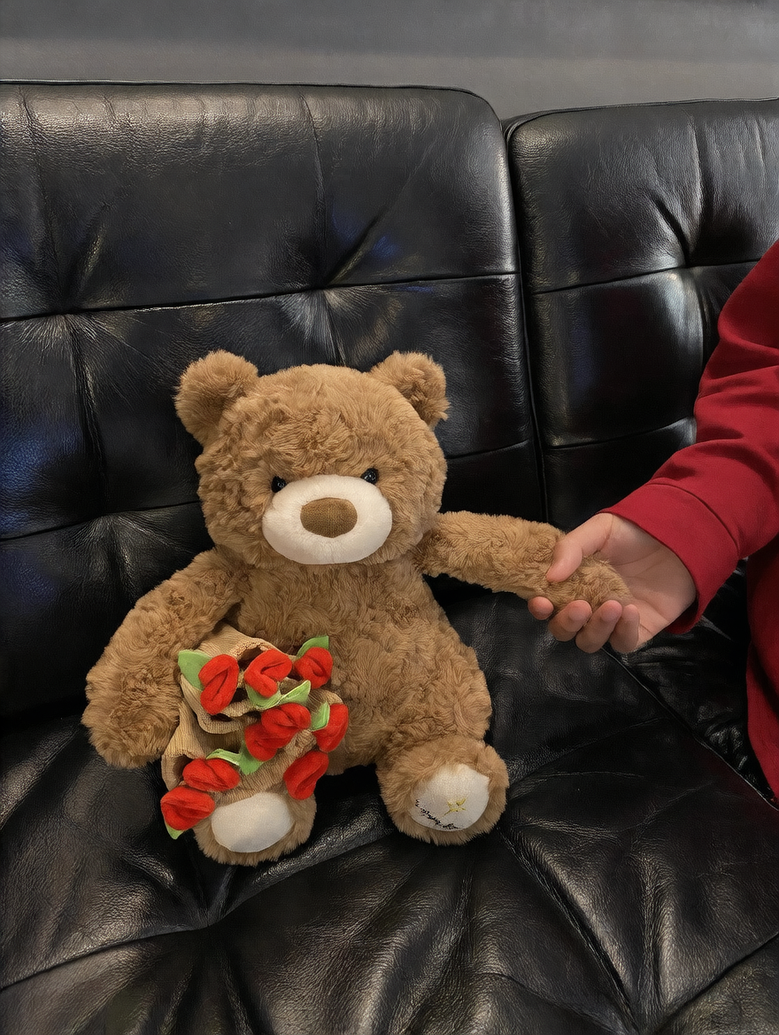 Teddy Bear Wedding Pillow