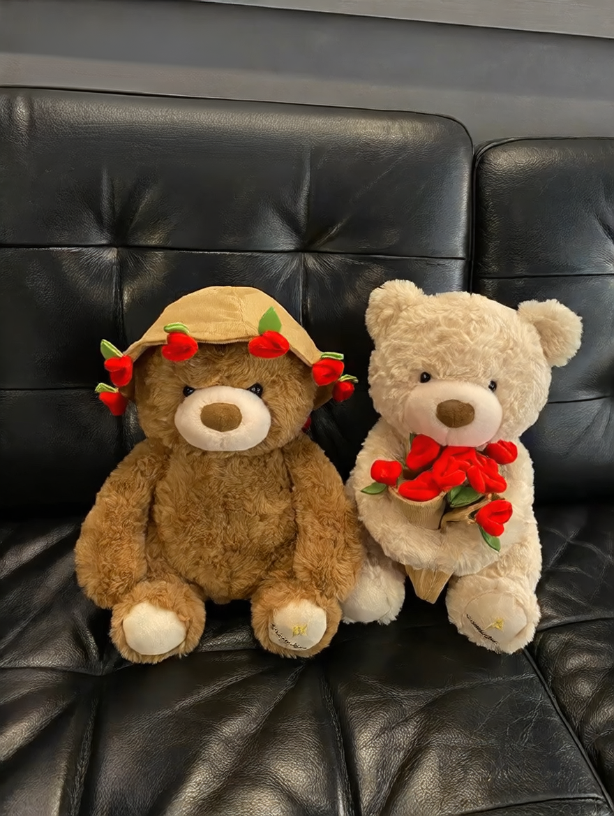 Teddy Bear Wedding Pillow