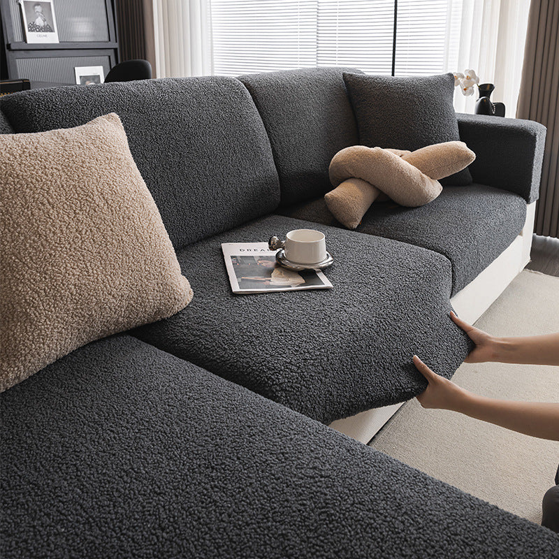 Teddy velvet sofa cover