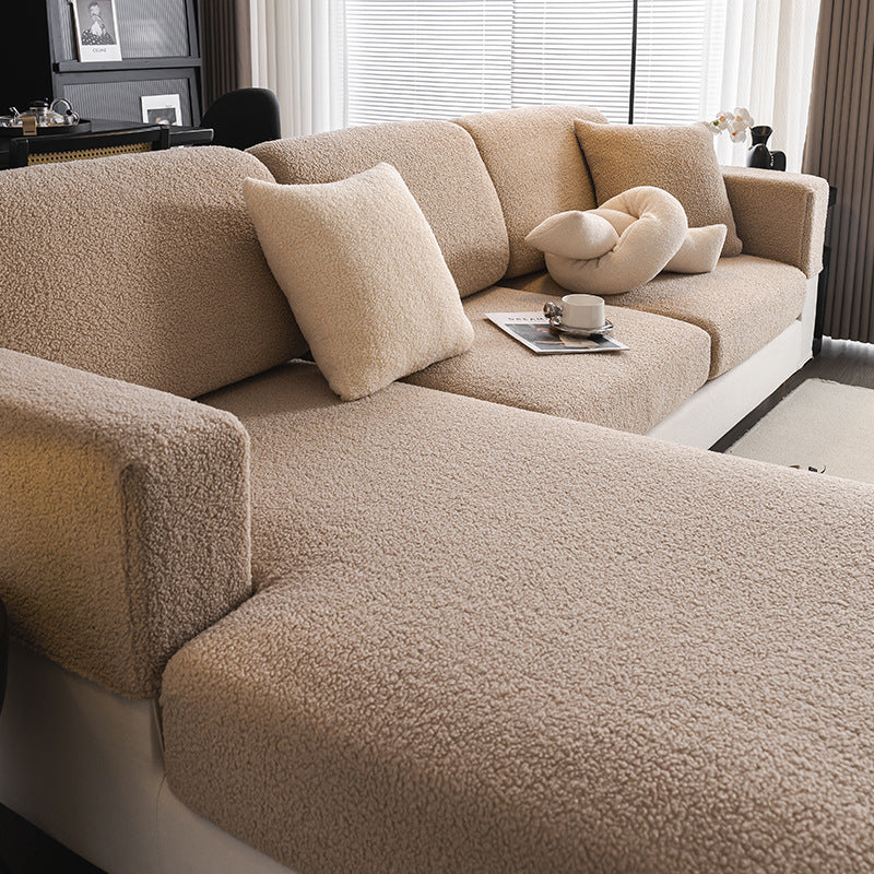 Teddy velvet sofa cover