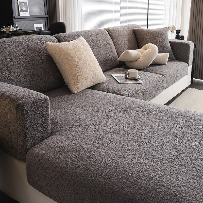Teddy velvet sofa cover
