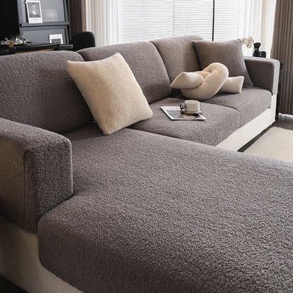 Teddy velvet sofa cover