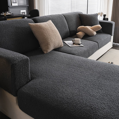 Teddy velvet sofa cover