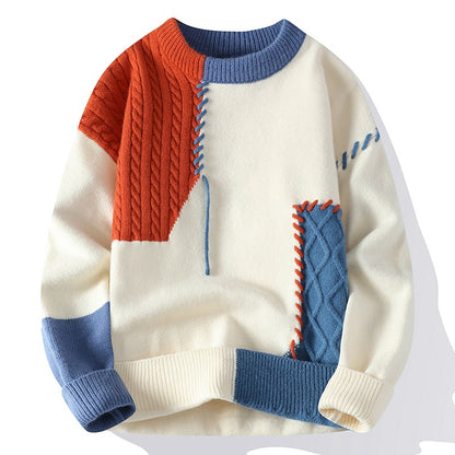 Teenager's round - neck knitted undershirt