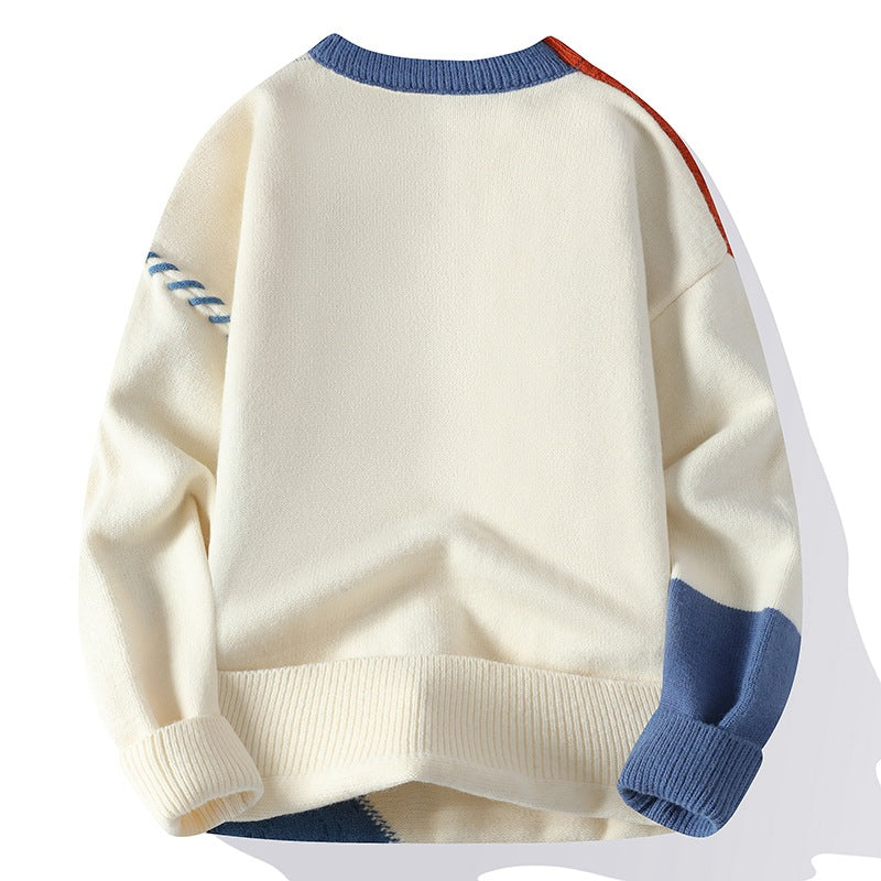Teenager's round - neck knitted undershirt
