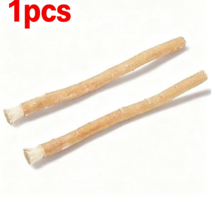 Teeth-cleaning toothbrush sticks