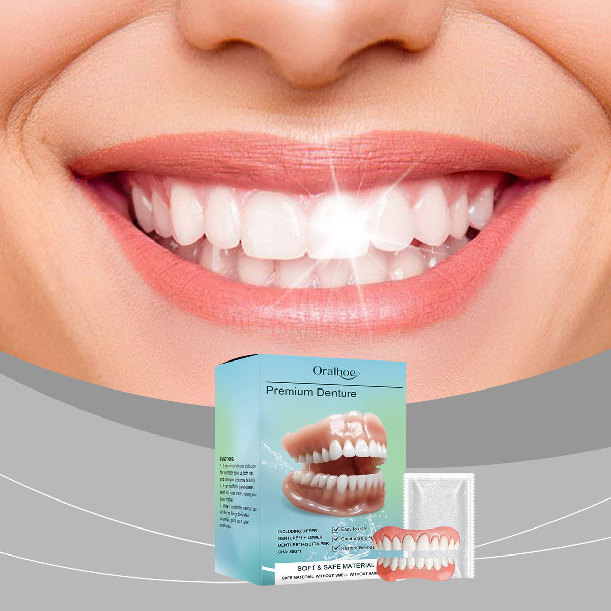 Teeth Modification Set with Adhesive