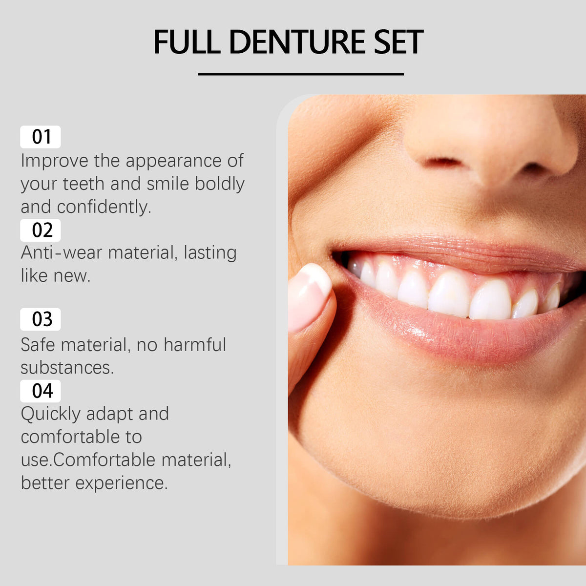 Teeth Modification Set with Adhesive