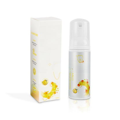 Teeth whitening foam