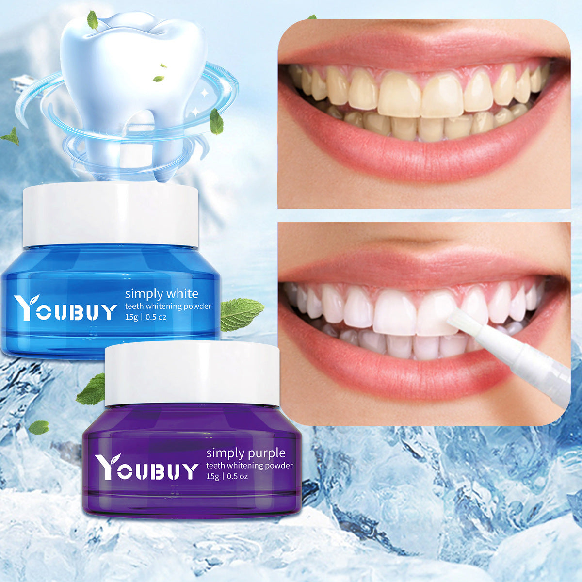 Teeth Whitening Powder Combo Oral Care