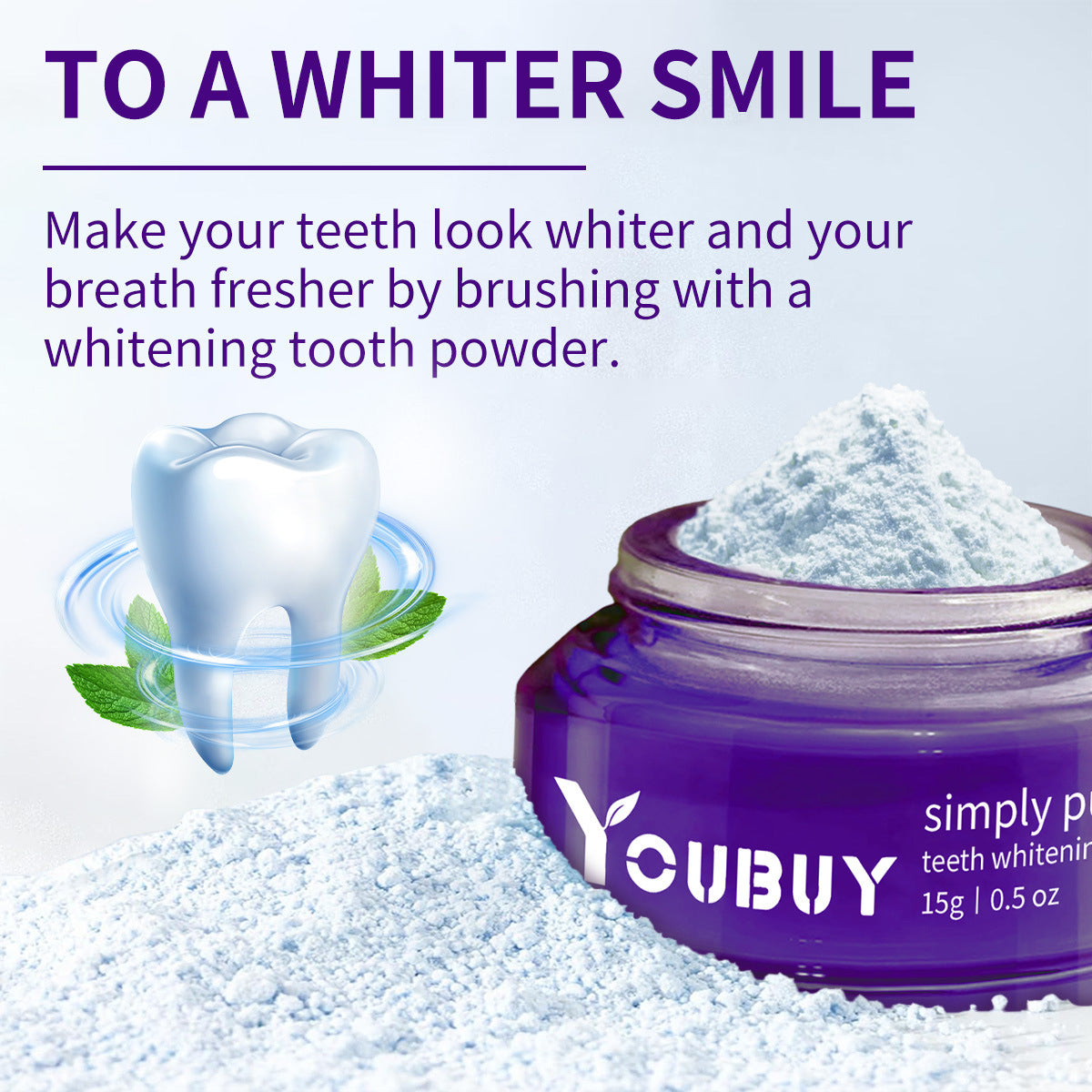 Teeth Whitening Smoke Stains Beautiful Teeth Powder