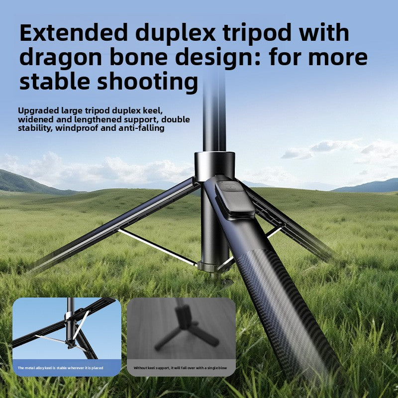 Telescopic Bluetooth Selfie Stick with Magnetic Mount