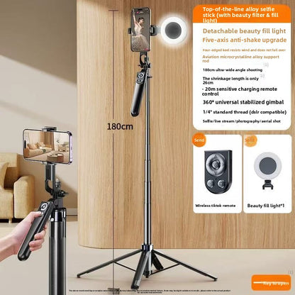 Telescopic Bluetooth Tripod with Remote