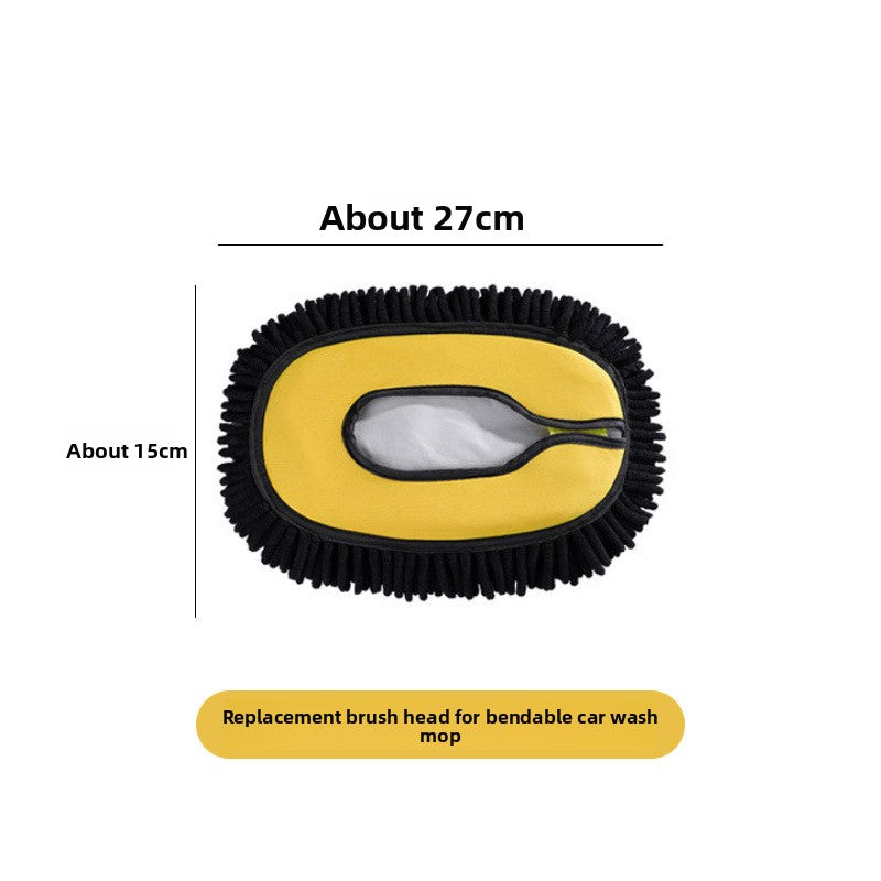 Telescopic Car Cleaning Brush with Chenille Head