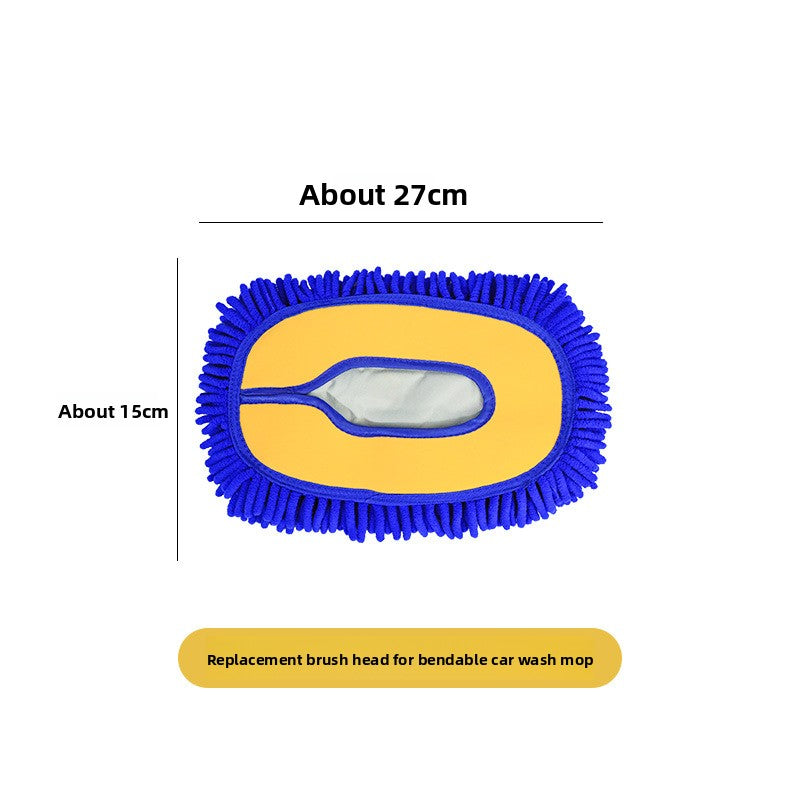 Telescopic Car Cleaning Brush with Chenille Head