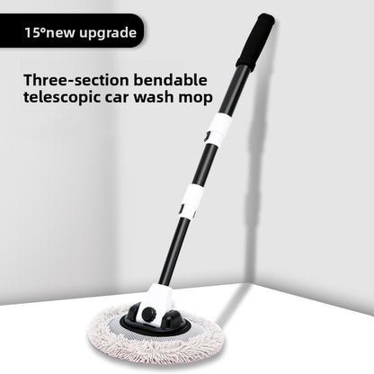 Telescopic Car Wash Brush with Soft Bristles