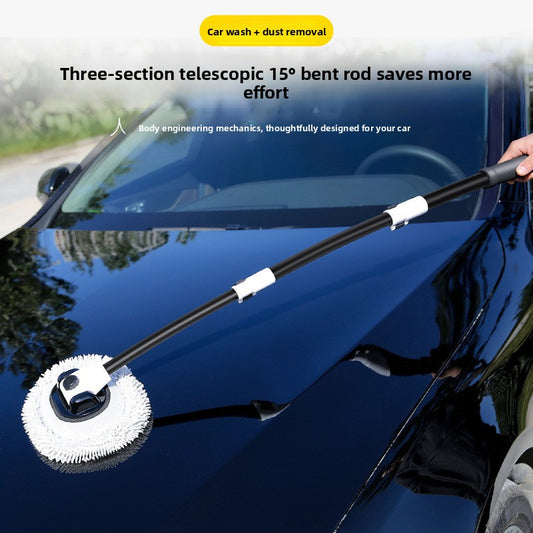Telescopic Car Wash Brush with Soft Bristles